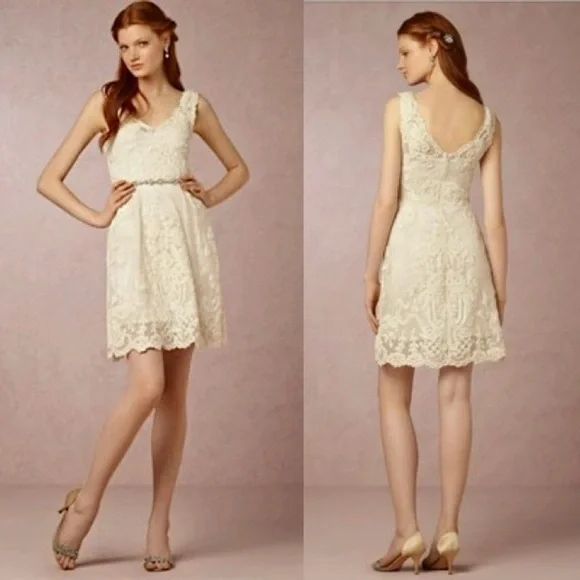 BHLDN Yoana Baraschi Alexandra Dress 💗🤍 - Picture 1 of 10